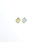Pewter From Labor of Love Heart Loop Charm Love Antique Gold (4pc)