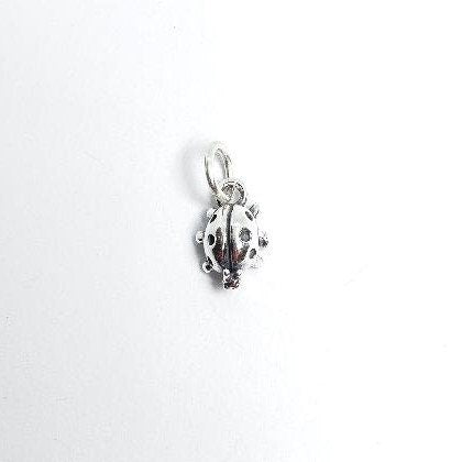Sterling Silver Detailed LadyBug Charm Nature Spring Inspirational