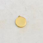 Rhodium Plated Starry Night Charm 16mm- Gold Charm Pendant Celestial