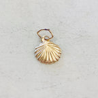 14K Gold Filled Dainty Lightweight SeaShell Ocean Nautical Charm Pendant