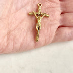Pewter Large Crucifix Jesus Cross Charm Pendant Religious