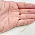 14K Gold Filled 2.8mm x 1.3mm Venetian Faceted Elongated – Sold by the Foot