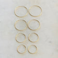 14K Gold Filled Large Endless Hoop Earrings 20mm 24mm 30mm 35mm Earring (2pc)