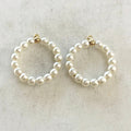 Gold Plated Pearl Beaded Charm Pendant Pearl Bead Pendant