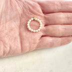Gold Plated Pearl Beaded Charm Pendant Pearl Bead Pendant