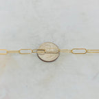 Sterling Silver or 14K Gold Filled 16mm x 5.5mm Light – Sold by the Foot – Gold