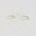 16mmx9mm Sterling Silver Small Teardrop Leverback Earring Hooks (2pc)