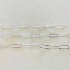 Sterling Silver or 14K Gold Filled 16mm x 5.5mm Light – Sold by the Foot