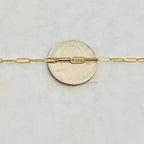 7.9mmx2.3mm Brass Gold or Silver Plated Elongated – Sold by the Foot