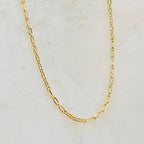 14K Gold Filled Small Oval Link Chain with Small Circle – Sold by the Foot
