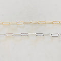 Sterling Silver or 14K Gold Filled 16mm x 5.5mm Light – Sold by the Foot