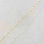 7.9mmx2.3mm Brass Gold or Silver Plated Elongated – Sold by the Foot