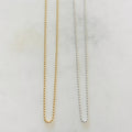 Sterling Silver or 14K Gold Filled Ready to Wear Finished Ball Chain