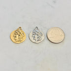 Pewter Ancient Greek Mythology Lion Symbol Double Sided Coin