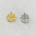 Sterling Silver or Vermeil Saint Francis of Assisi Medallion Coin with Ball