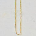 Sterling Silver or 18K Gold Filled Ready to Wear Finished Ball Chain 2.5mm