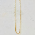 Sterling Silver or 18K Gold Filled Ready to Wear Finished Ball Chain 2.5mm