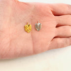 Sterling Silver or Vermeil Small Tropical Monstera Leaf Plant Charm Sliding