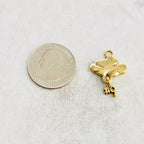 Pewter Cloud 9 Charm with Number 9 Hanging Cloud Nine Charm (2pc)