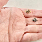 12mmx7mm Pewter Honey Bee Bead Charm Insect Nature Spring Pendant (4pc)
