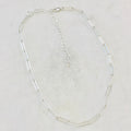 13mmx3.8mm Sterling Silver Bella Necklace