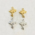 Pewter Cloud 9 Charm with Number 9 Hanging Cloud Nine Charm (2pc)