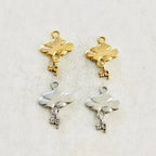 Pewter Cloud 9 Charm with Number 9 Hanging Cloud Nine Charm (2pc)