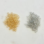 Base Metal 3mm 22 Gauge Open Jump Ring Charm Links Metal Findings (144pc)