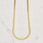Sterling Silver or 18K Gold Filled Ready to Wear Finished Herringbone Chain