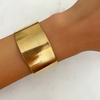 Raw Brass Smooth Cuff Bracelet Small Medium or Large Ready