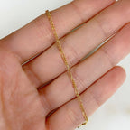 14K Gold Filled Ava Anklet Dainty Thin Chain Ready to Wear Anklet