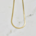 Sterling Silver or 18K Gold Filled Ready to Wear Finished Herringbone Chain