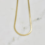 Sterling Silver or 18K Gold Filled Ready to Wear Finished Herringbone Chain