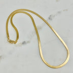 Sterling Silver or 18K Gold Filled Ready to Wear Finished Herringbone Chain