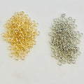 Base Metal Heavy Weight 3mm 18 Gauge Open Jump Ring Charm Links (144pc)