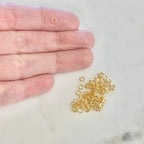 Base Metal 3mm 22 Gauge Open Jump Ring Charm Links Metal Findings (144pc)