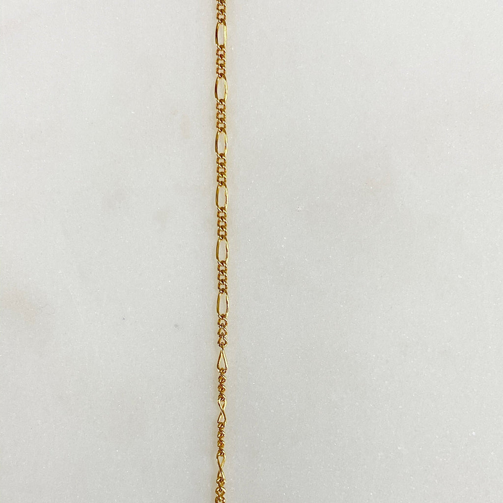 14K Gold Filled Ava Anklet Dainty Thin Chain Ready to Wear Anklet