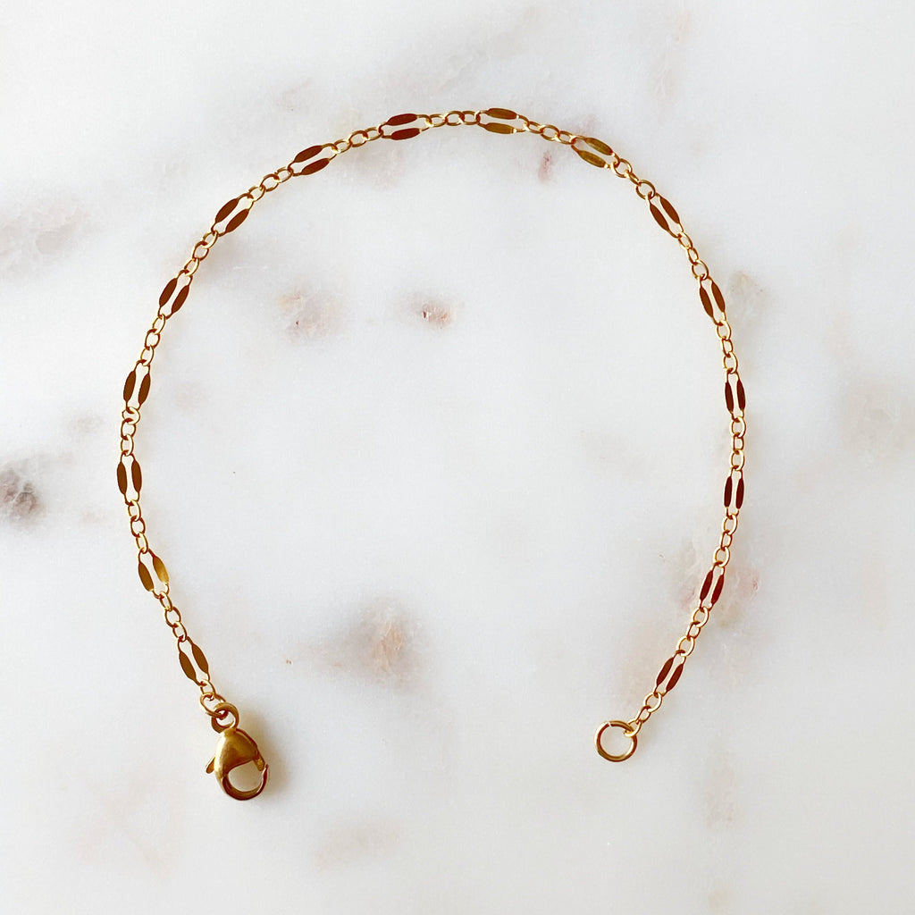 14K Gold Filled Capri Mini Bracelet Dainty Simple Bracelet