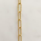 Sterling Silver or Vermeil Lena Link Shimmer Necklace