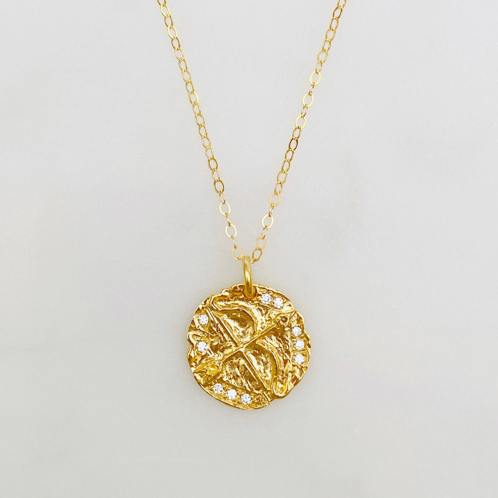 Gold Plated Ari Arrow Necklace