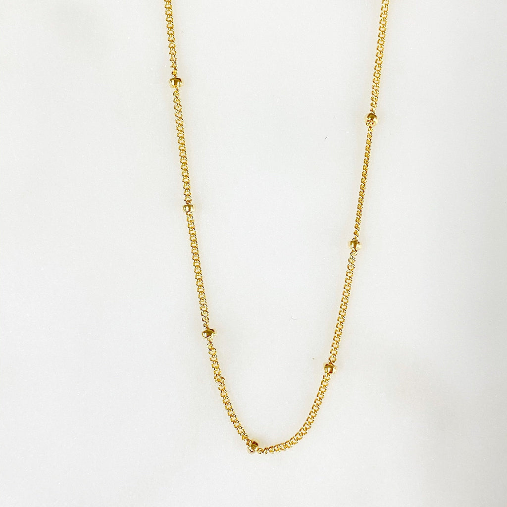 14K Gold Filled Ready to Wear Satellite Chain Necklace Thin Dainty