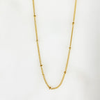 14K Gold Filled Ready to Wear Satellite Chain Necklace Thin Dainty