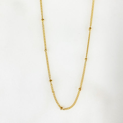 14K Gold Filled Ready to Wear Satellite Chain Necklace Thin Dainty