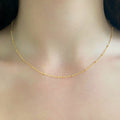 14K Gold Filled Ready to Wear Satellite Chain Necklace Thin Dainty