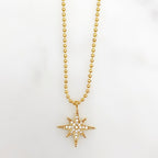 Gold Plated Zeta Necklace