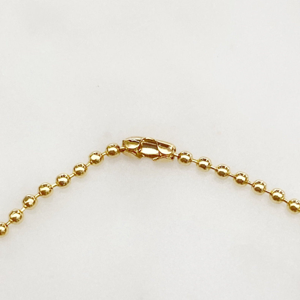 Gold Plated Zeta Necklace