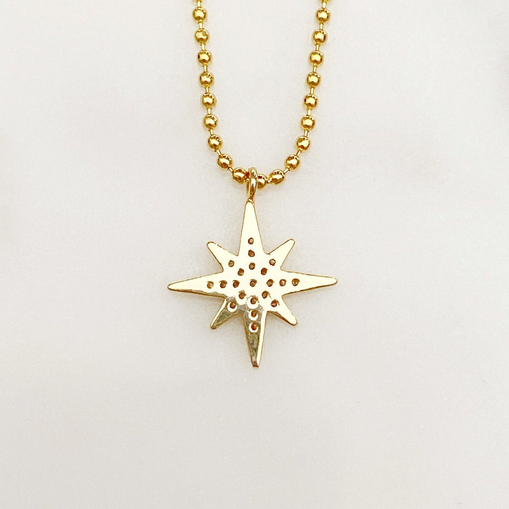Gold Plated Zeta Necklace
