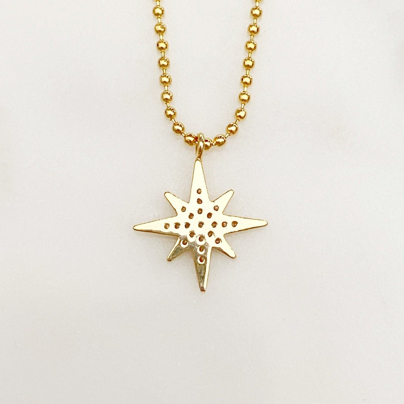 Gold Plated Zeta Necklace