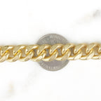 Base Metal Matte or Shiny Gold Steel Extra Large Thick – Sold by the Foot