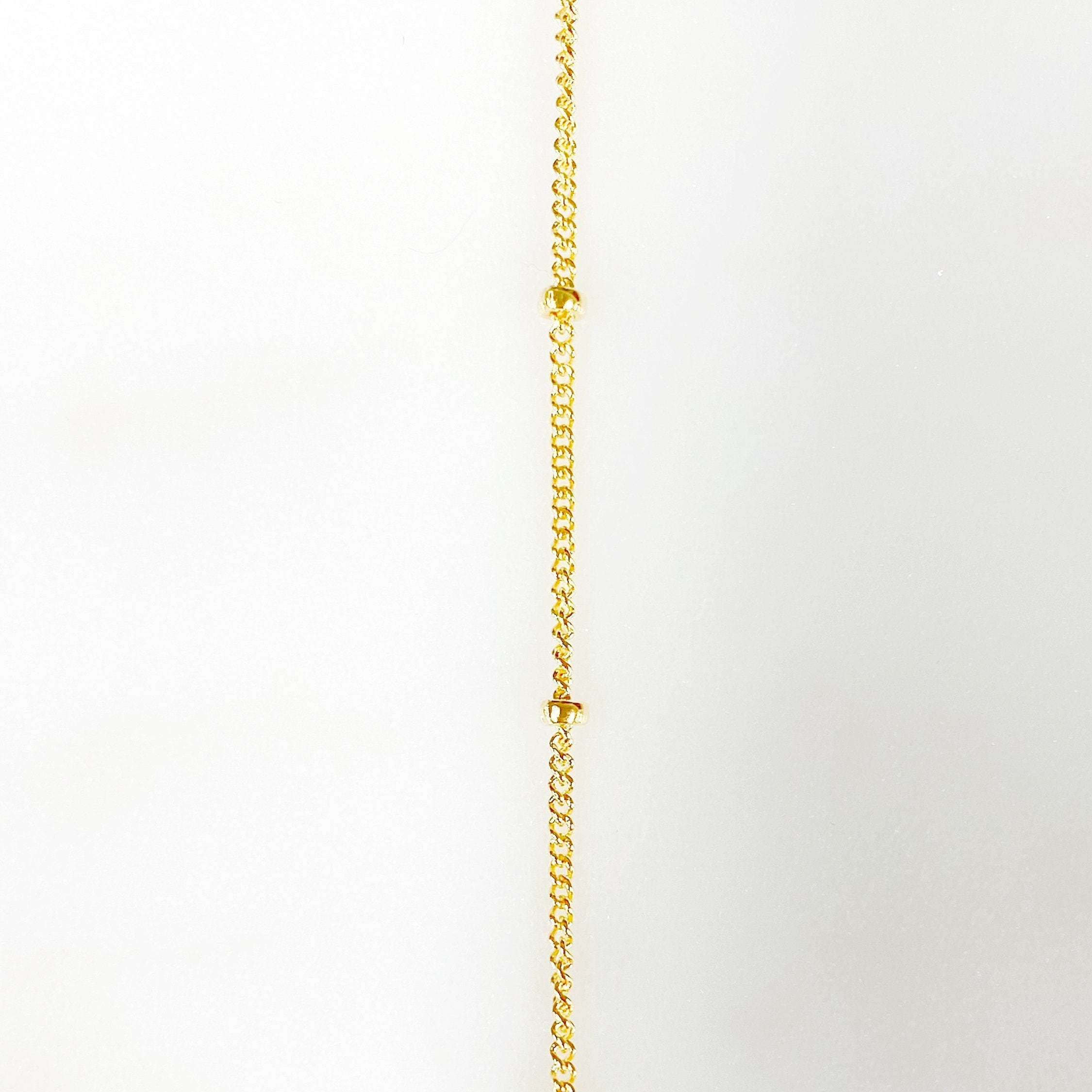 14K Gold Filled Ready to Wear Satellite Chain Necklace Thin Dainty